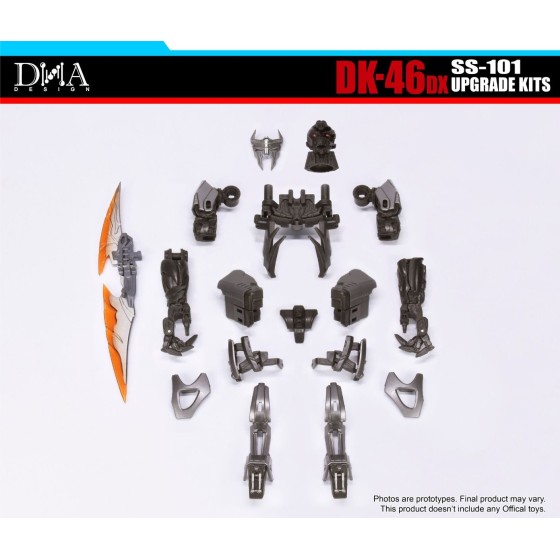 DNA Design DK-46DX Upgrade Kit for Transformers Rise Of The Beasts Studio Series Scourge