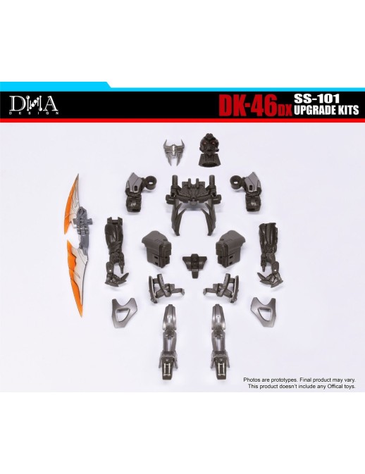 DNA Design DK-46DX Upgrade Kit for Transformers Rise Of The Beasts Studio Series Scourge