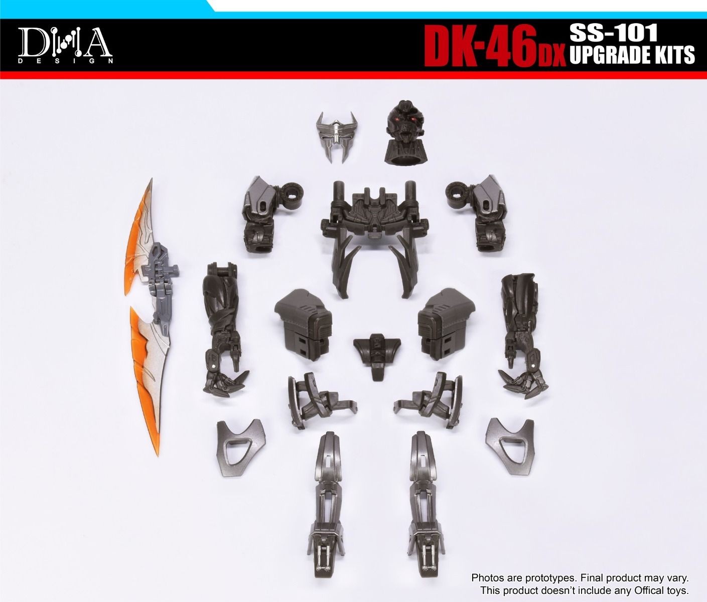 DNA DESIGN DK-46DX UPGRADE KIT FOR TRANSFORMERS RISE OF THE BEASTS STUDIO SERIES SCOURGE