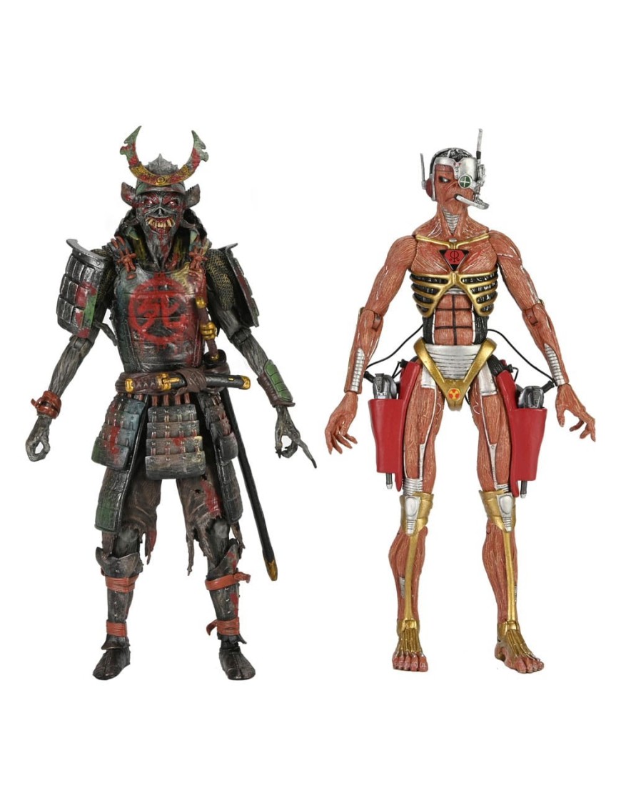 Neca Iron Maiden Future Past World Tour Samurai Eddie & Cyborg Eddie Neca Iron Maiden Future Past World Tour Samurai Eddie & Cyborg Eddie