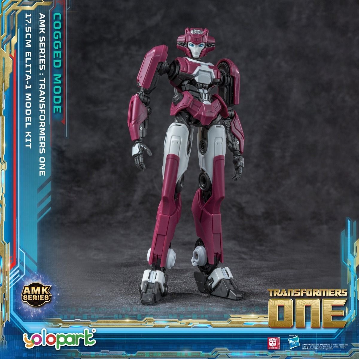 YOLOPARK AMK SERIES MODEL KIT TRANSFORMERS ONE ELITA-1 COGGED MODE