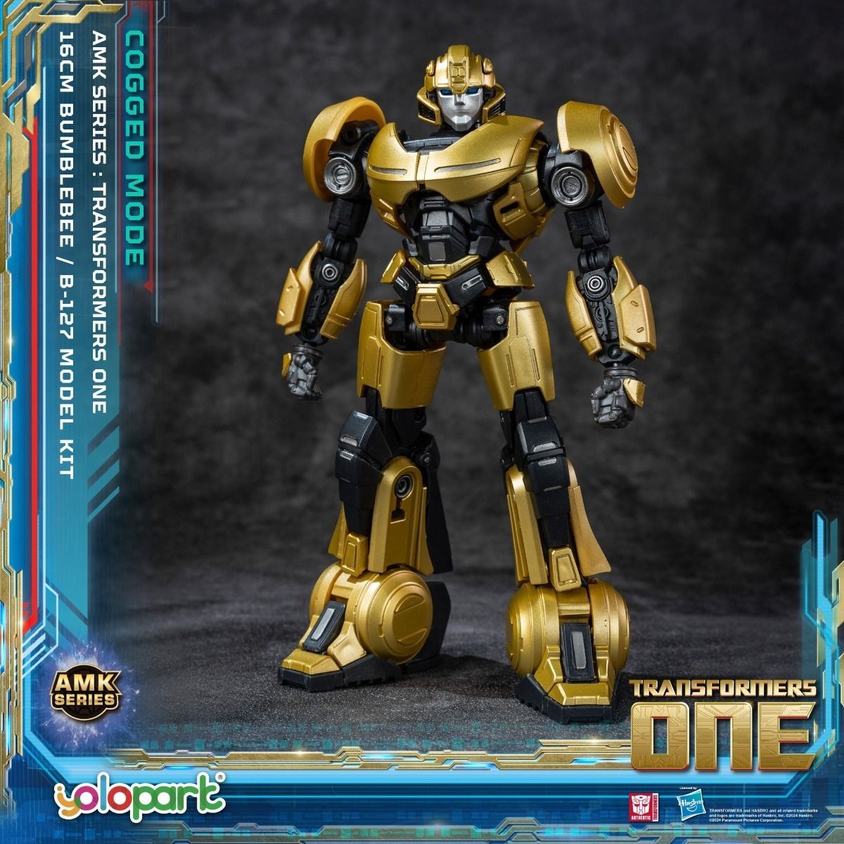 YOLOPARK AMK SERIES MODEL KIT TRANSFORMERS ONE B-127 COGGED MODE