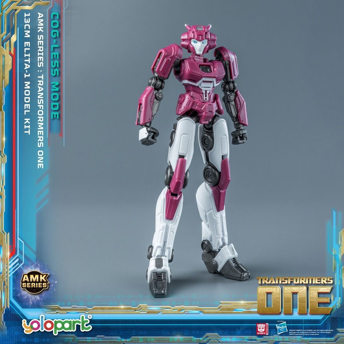 YOLOPARK AMK SERIES MODEL KIT TRANSFORMERS ONE ELITA-1 COG-LESS MODE