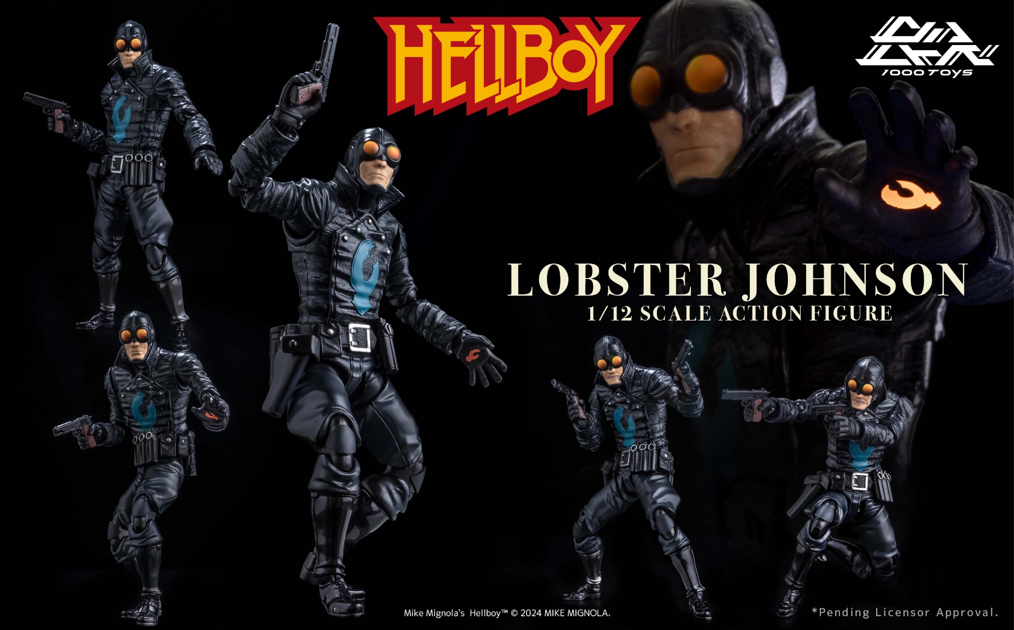 1000TOYS HELLBOY LOBSTER JOHNSON