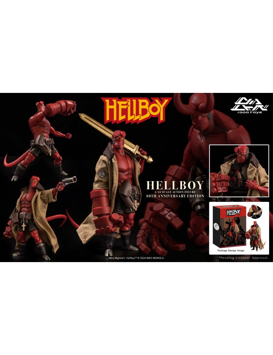 1000Toys Hellboy 30th Anniversary Edition 1000Toys Hellboy 30th Anniversary Edition