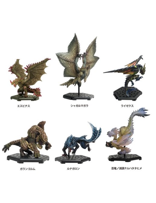 Capcom Figure Builders Monster Hunter Standard Model Plus THE BEST Vol. 22-23-24 Box 6 Figures