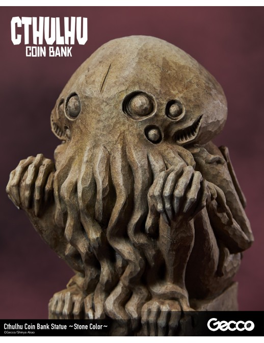 Gecco Cthulhu Stone Color Coin Bank
