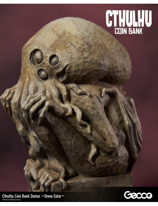 Gecco Cthulhu Stone Color Coin Bank