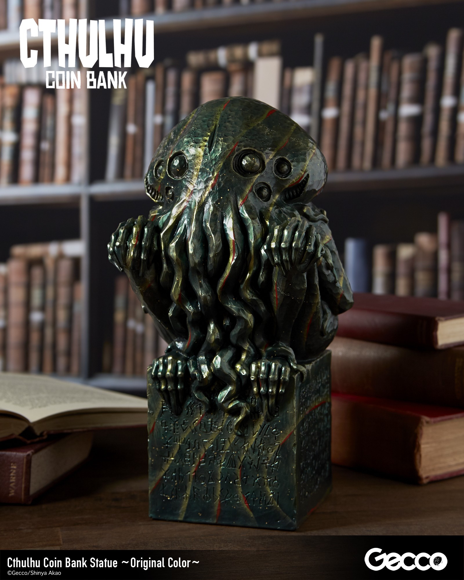 GECCO CTHULHU ORIGINAL COLOR COIN BANK