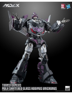 Threezero Transformers MDLX Articulated Figures Series Shattered Glass Rodimus Unicronus