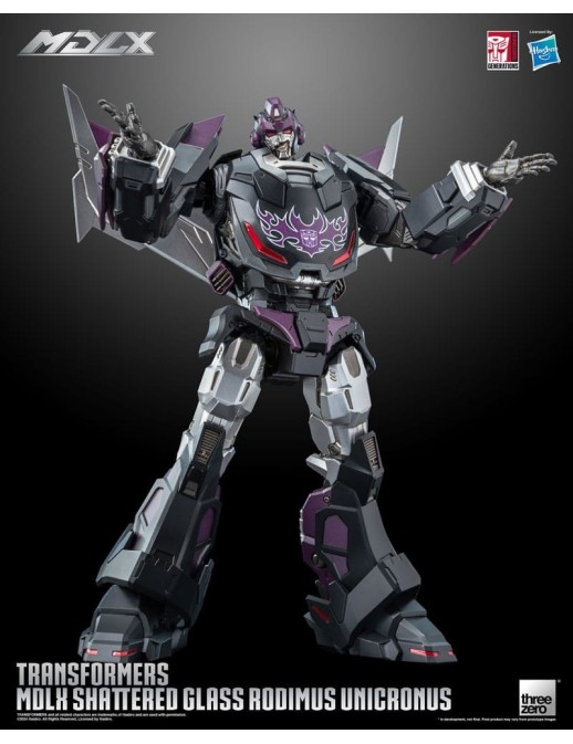 Threezero Transformers MDLX Articulated Figures Series Shattered Glass Rodimus Unicronus