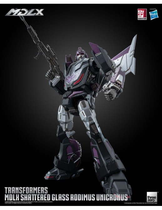 Threezero Transformers MDLX Articulated Figures Series Shattered Glass Rodimus Unicronus