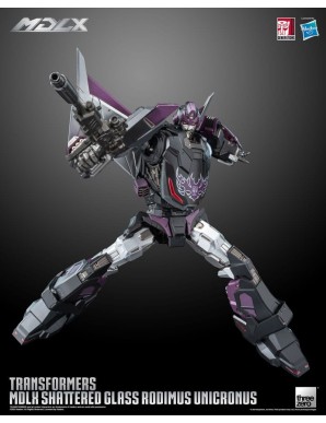 Threezero Transformers MDLX Articulated Figures Series Shattered Glass Rodimus Unicronus