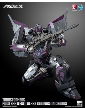 Threezero Transformers MDLX Articulated Figures Series Shattered Glass Rodimus Unicronus