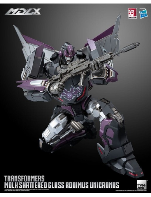 Threezero Transformers MDLX Articulated Figures Series Shattered Glass Rodimus Unicronus