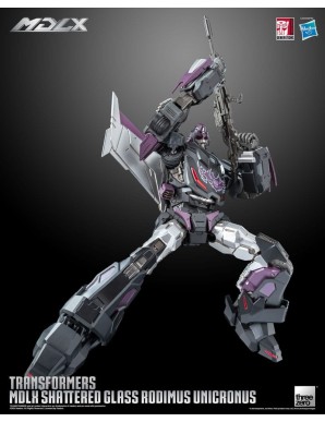 Threezero Transformers MDLX Articulated Figures Series Shattered Glass Rodimus Unicronus