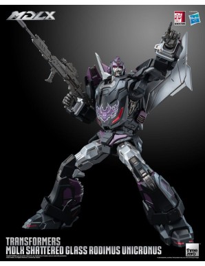 Threezero Transformers MDLX Articulated Figures Series Shattered Glass Rodimus Unicronus