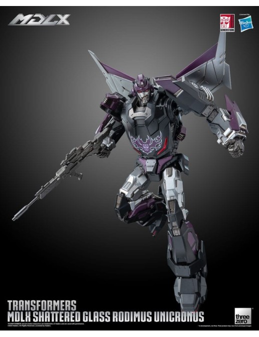 Threezero Transformers MDLX Articulated Figures Series Shattered Glass Rodimus Unicronus
