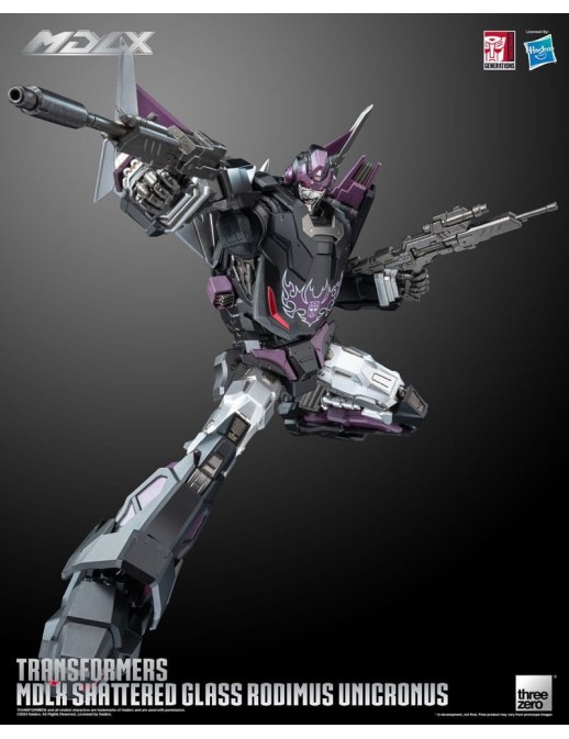Threezero Transformers MDLX Articulated Figures Series Shattered Glass Rodimus Unicronus