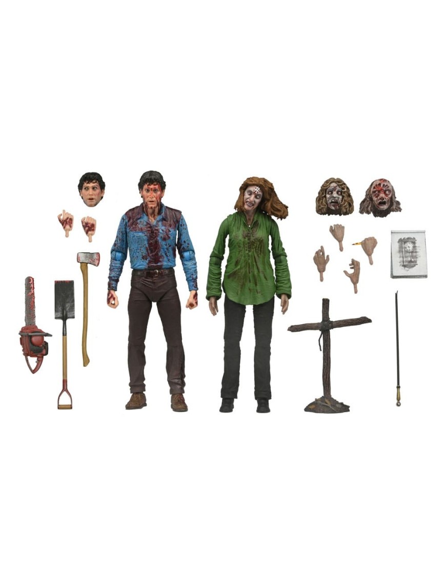 Neca The Evil Dead Bloody Ash & Cheryl Williams Neca The Evil Dead Bloody Ash & Cheryl Williams
