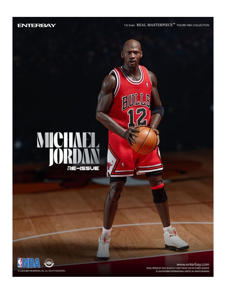 Enterbay Real Masterpiece Figure NBA Collection Michael Jordan "I'm Back" Edition Limited Enterbay Real Masterpiece Figure NBA Collection Michael Jordan "I'm Back" Edition Limited