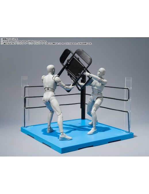 Bandai Tamashii Stage ACT Ring Corner Neutral Corner & Pipe Chair Set