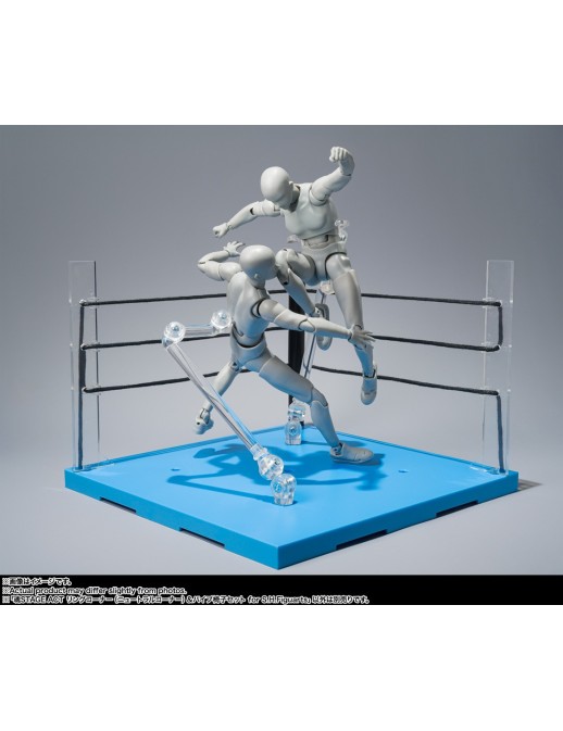 Bandai Tamashii Stage ACT Ring Corner Neutral Corner & Pipe Chair Set