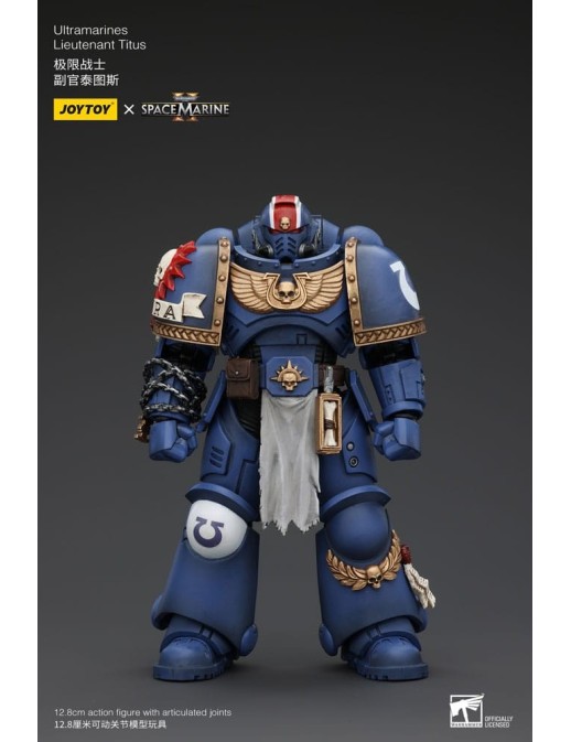 Joy Toy Warhammer 40,000 Space Marine 2 Ultramarines Lieutenant Titus