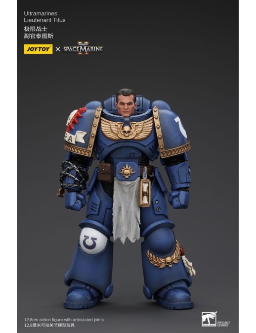 Joy Toy Warhammer 40,000 Space Marine 2 Ultramarines Lieutenant Titus