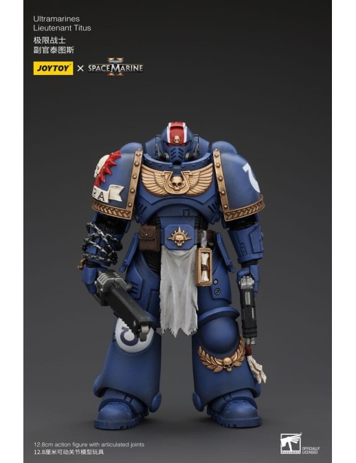 Joy Toy Warhammer 40,000 Space Marine 2 Ultramarines Lieutenant Titus