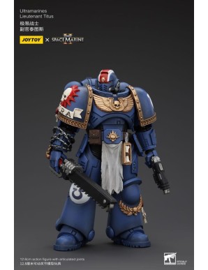 Joy Toy Warhammer 40,000 Space Marine 2 Ultramarines Lieutenant Titus