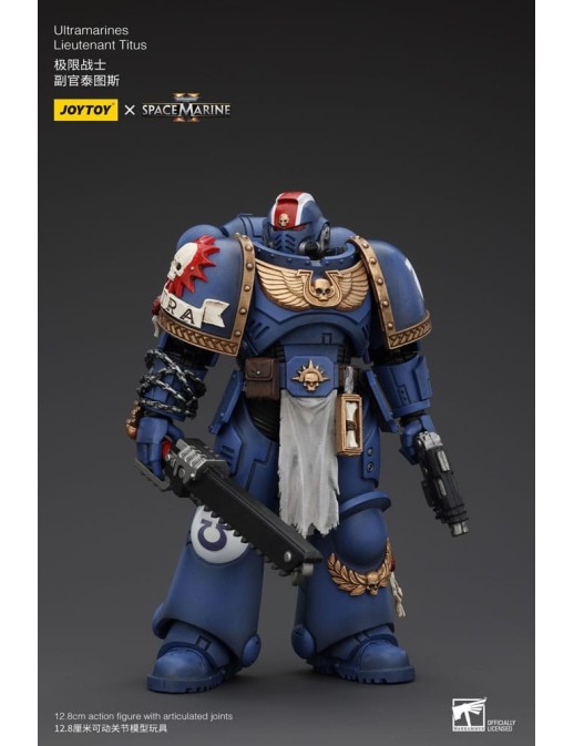 Joy Toy Warhammer 40,000 Space Marine 2 Ultramarines Lieutenant Titus