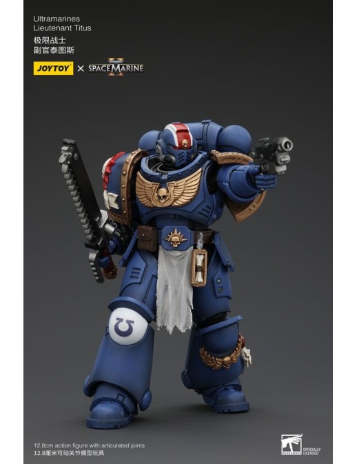 Joy Toy Warhammer 40,000 Space Marine 2 Ultramarines Lieutenant Titus