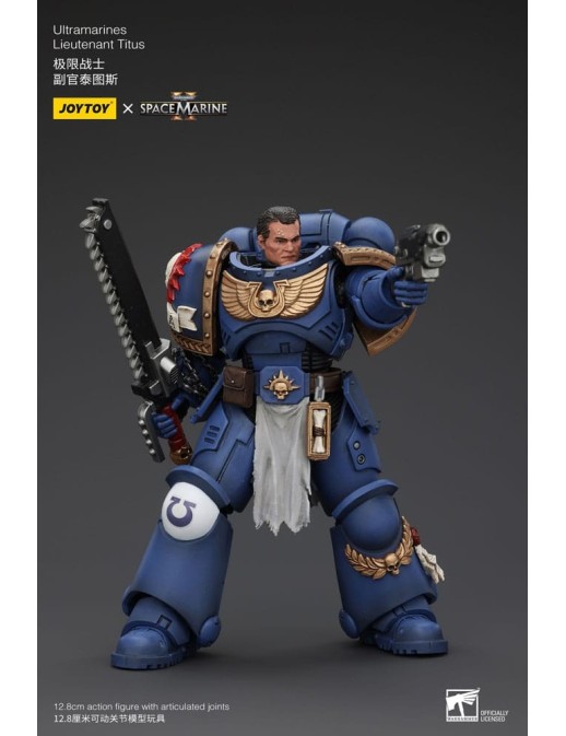 Joy Toy Warhammer 40,000 Space Marine 2 Ultramarines Lieutenant Titus