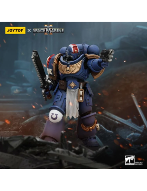 Joy Toy Warhammer 40,000 Space Marine 2 Ultramarines Lieutenant Titus