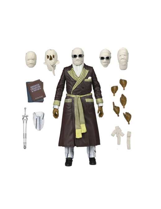 Neca Universal Monsters Ultimate Invisible Man Kemp House Color Version