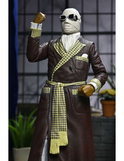 Neca Universal Monsters Ultimate Invisible Man Kemp House Color Version