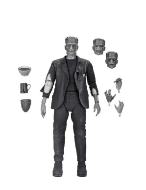 Neca Universal Monsters Ultimate Bride of Frankenstein Frankenstein's Monster Black & White Version