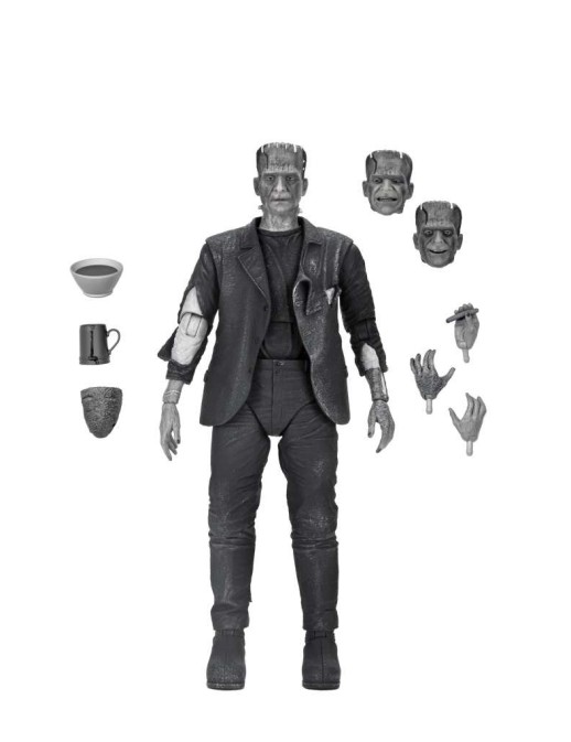 Neca Universal Monsters Ultimate Bride of Frankenstein Frankenstein's Monster Black & White Version