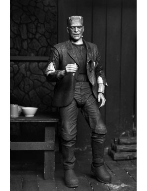 Neca Universal Monsters Ultimate Bride of Frankenstein Frankenstein's Monster Black & White Version