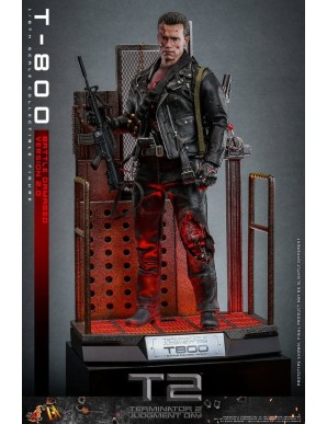 Hot Toys Movie Masterpiece Terminator 2 Judgement Day T-800 Battle Damaged Version 2.0 1/6 Scale Collectible Figure