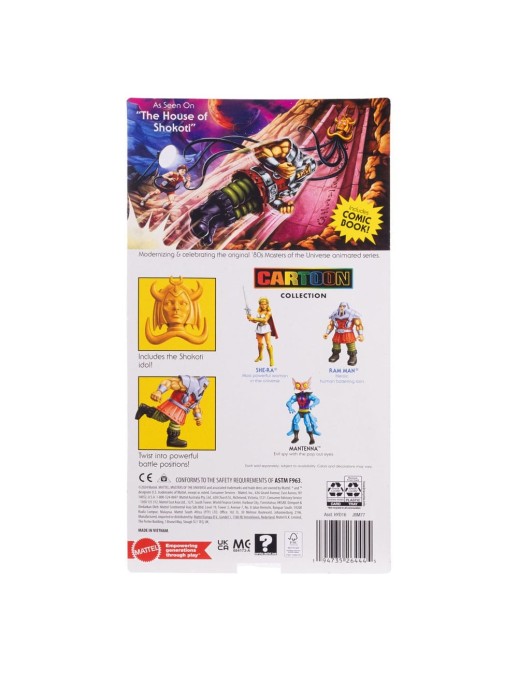 Mattel Masters of the Universe Ram Man Heroic Human Battering Ram Cartoon Collection