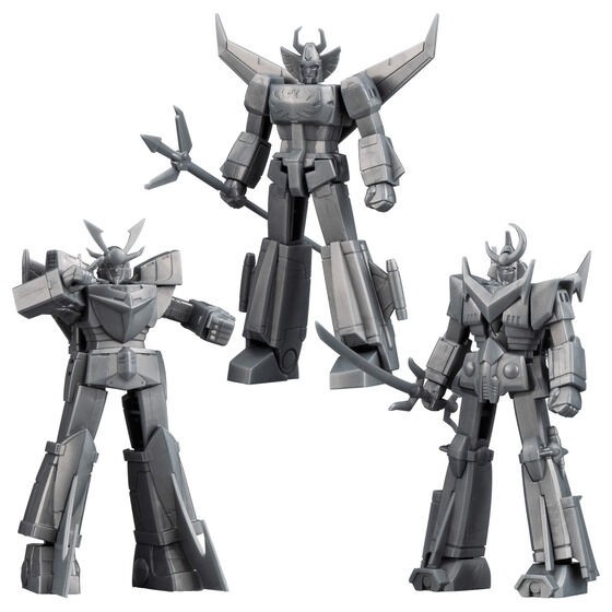 P-BANDAI SHOKUGAN MODELING PROJECT STORAGE COLLECTION EX ZAMBOT 3, DAITARN 3, TRYDER G7 SET