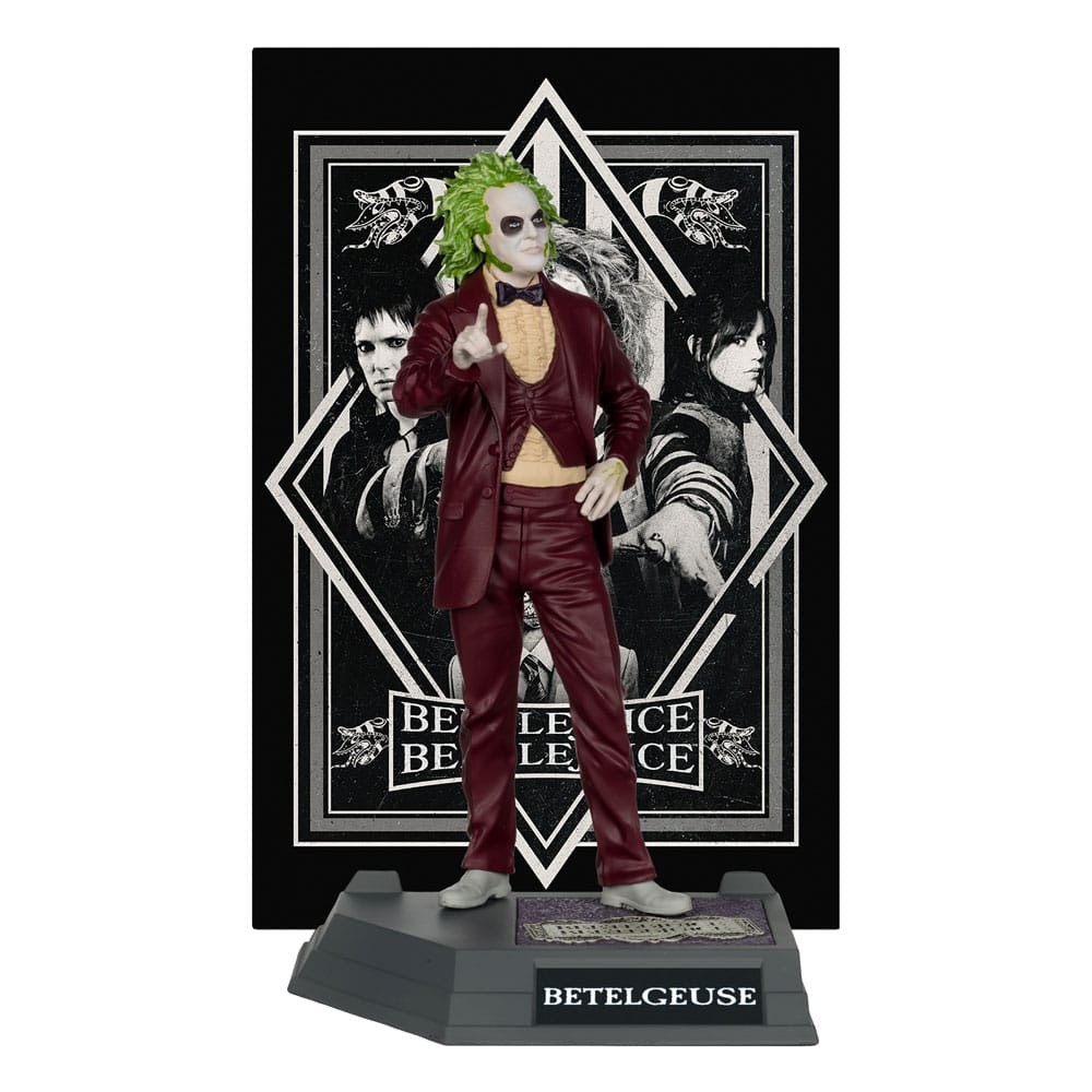 MC FARLANE TOYS BEETLEJUICE BEETLEJUICE MOVIE MANIACS BEETLEJUICE