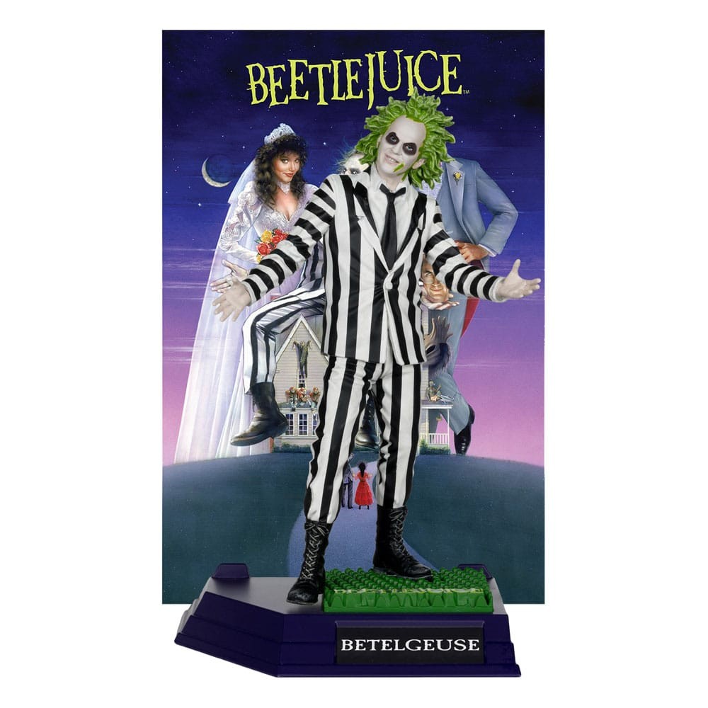 MC FARLANE TOYS BEETLEJUICE MOVIE MANIACS BEETLEJUICE