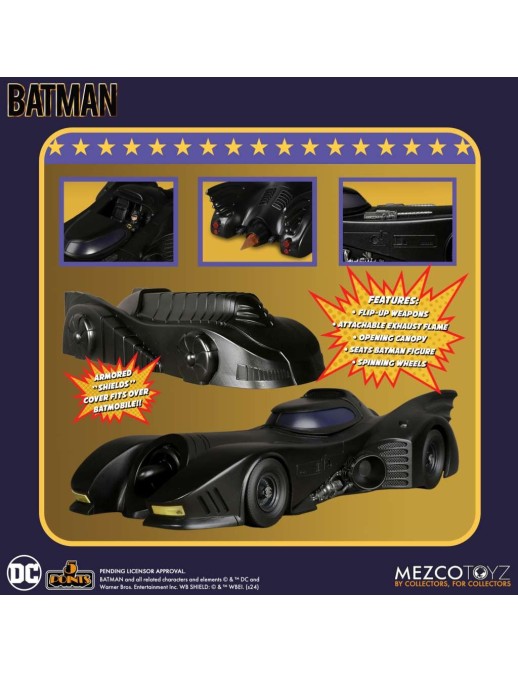 Mezco Batman 1989 5 Points Batmobile