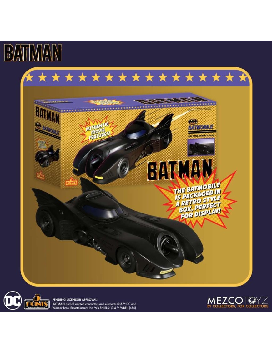 Mezco Batman 1989 5 Points Batmobile Mezco Batman 1989 5 Points Batmobile