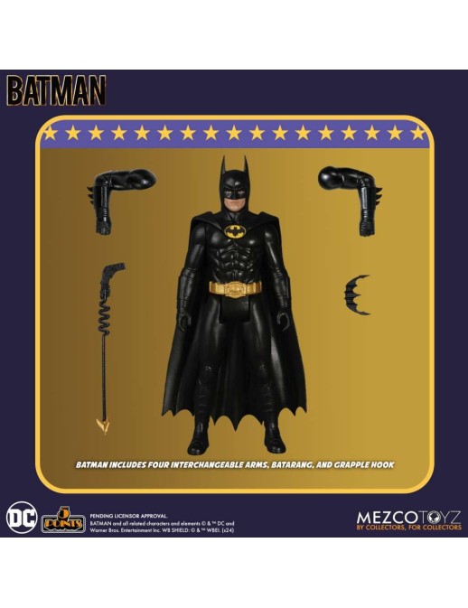 Mezco Batman 1989 5 Points Action Figures Deluxe Box Set