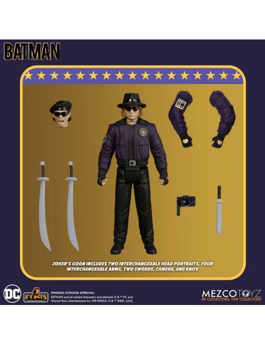 Mezco Batman 1989 5 Points Action Figures Deluxe Box Set