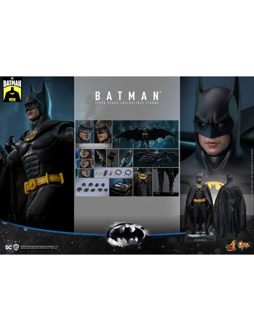 Hot Toys Movie Masterpiece Batman Returns 1/6 Scale Collectible Figure Hot Toys Movie Masterpiece Batman Returns 1/6 Scale Collectible Figure